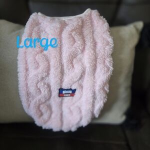 Pink Fuzzy Dog Sweater